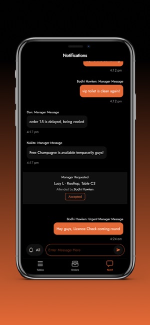 screenshot of DQ - Bottle Service Software